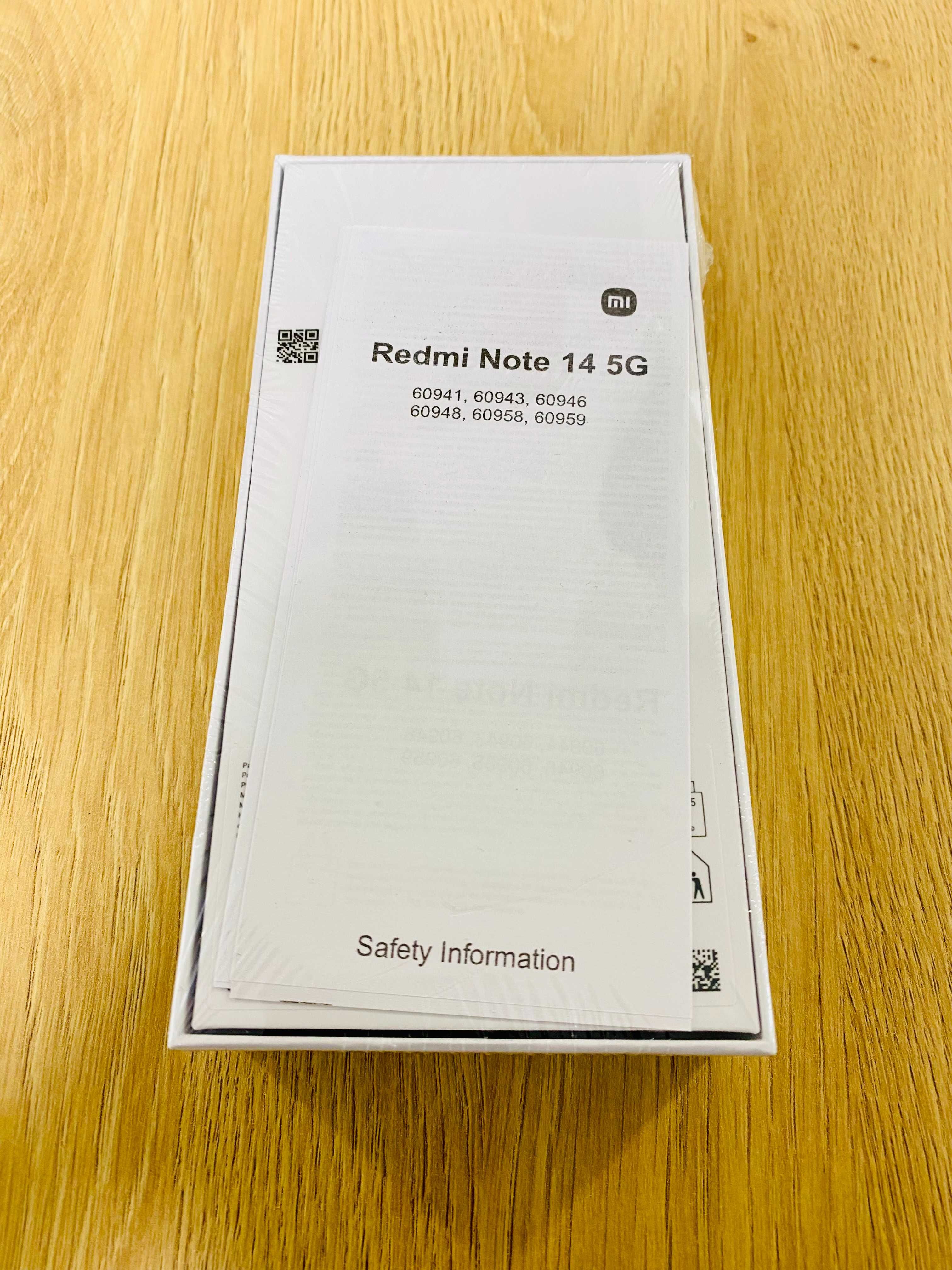 ЧИСТО НОВ !!! Xiaomi Redmi Note 14, 6GB RAM, 128GB, Midnight Black
