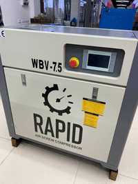 Винтовой воздушный компрессор
Rapid с инвертором модель WBV7,5