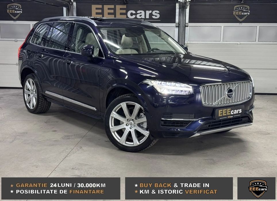 Volvo XC 90 T8 PlugIn Hybrid 7Locuri Masaj Ventilatie Pano Head-upD BoWlk GARANTIE