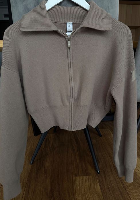 Пуловер с цип Alo Yoga оригинален