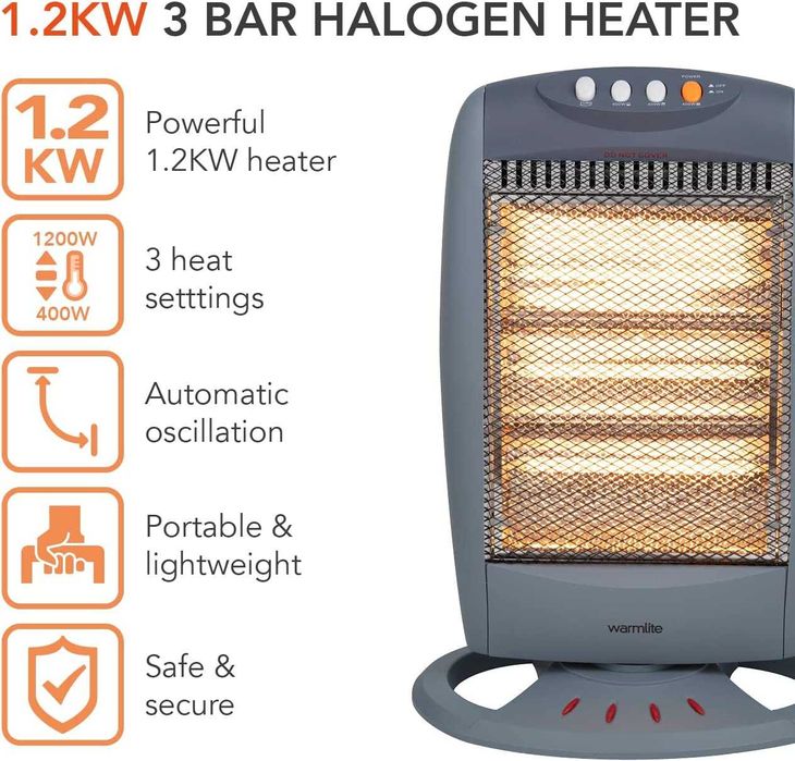 Radiator, incalzitor electric cu 3 setări de încălzire 1200W