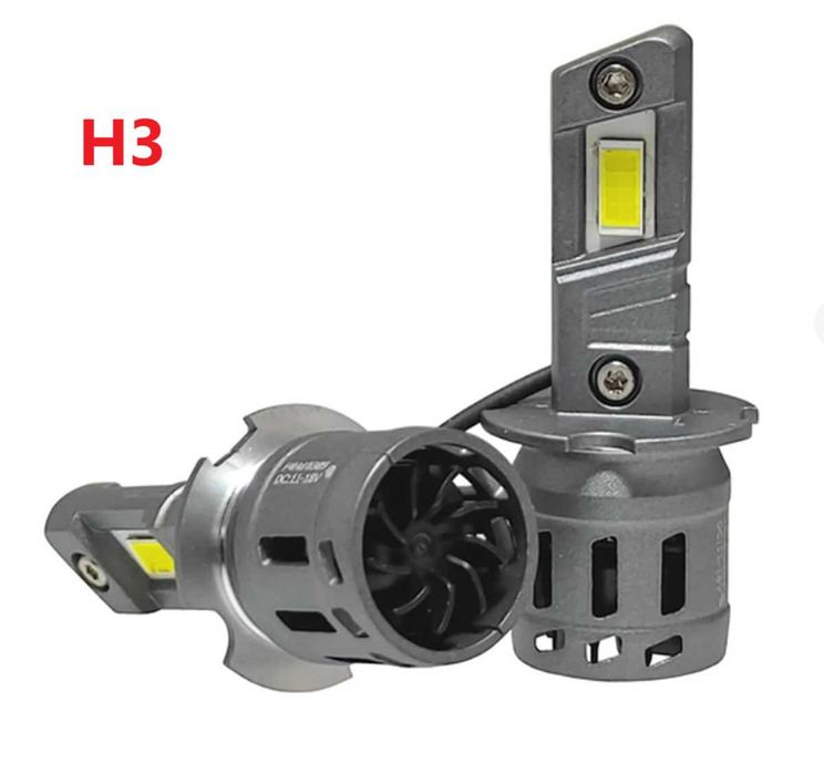 LED Диодни крушки за фарове- H3, DC 12V, 10600LM, 6000K.