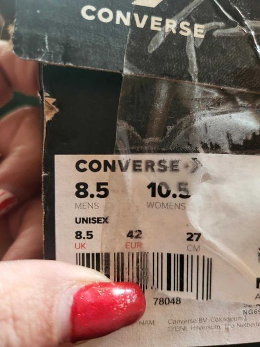 Tenisi unisex Converse Chuck Taylor All Star Hi M9162C, Crem, noi