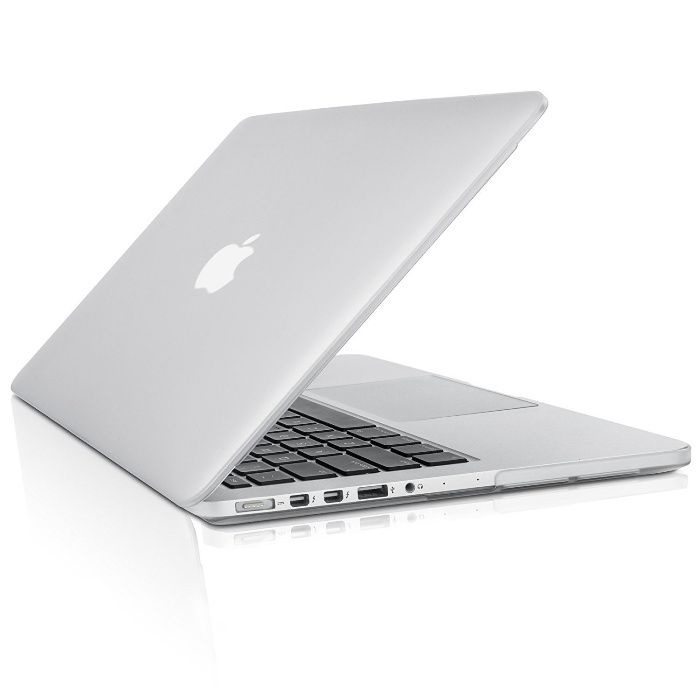 Carcasa de protectie laptop Apple Macbook Pro Retina 13.3" negru/clear