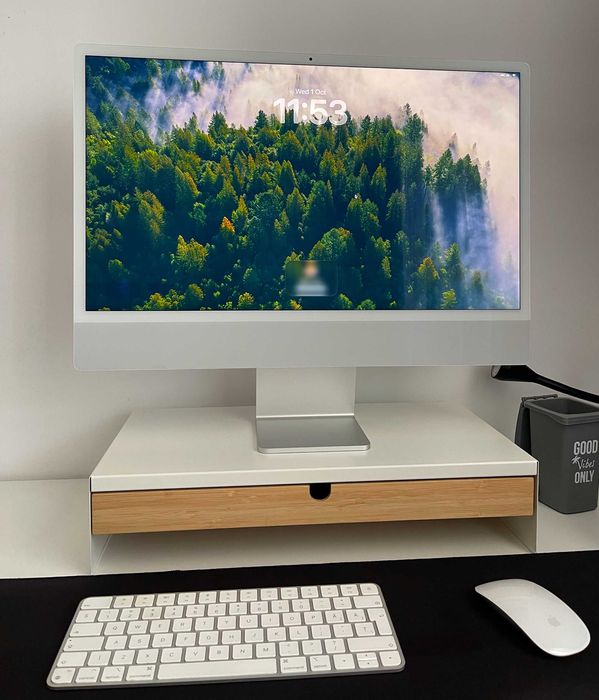 Apple iMac 24” M1 Retina 2021 – 8GB RAM, 256GB SSD, tastatura + mouse