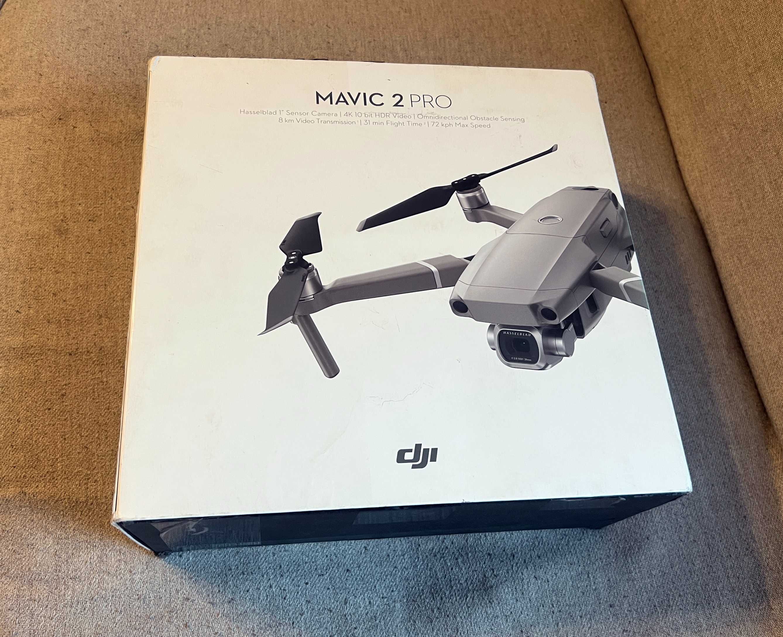 Drona DJI Mavic 2 Pro 4K - stare foarte buna - cutie - 2 baterii