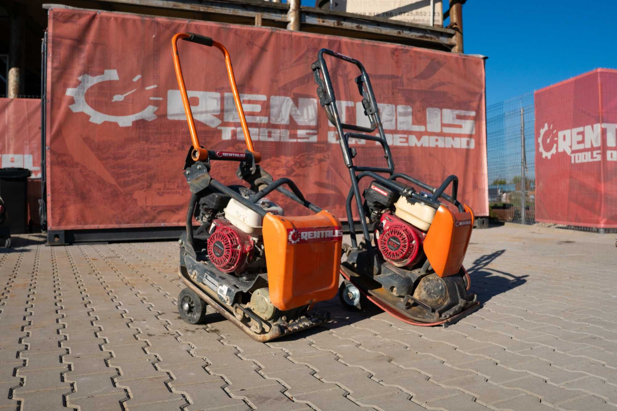 Inchiriem placi compactoare pentru pavaj/terasamente 80-600kg