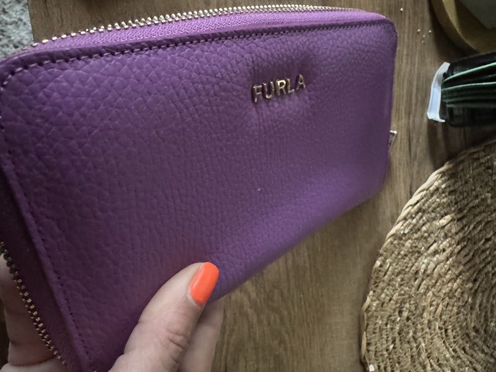 Естествена кожа портмоне”Furla”