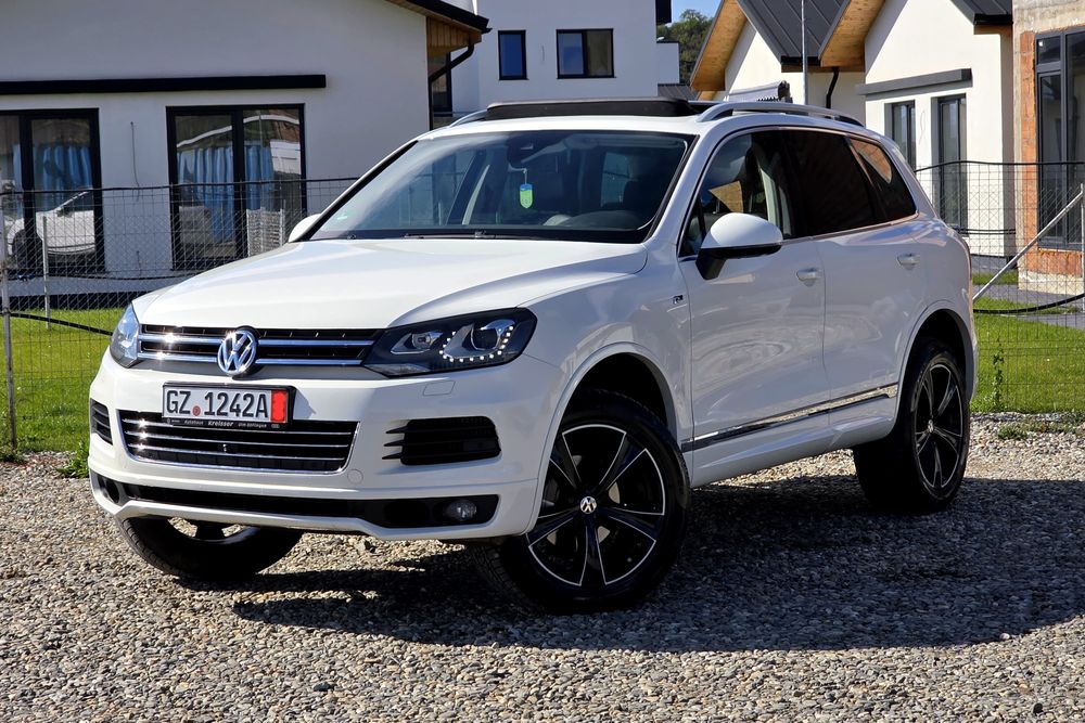 Vw touareg R-Line 3.0TDI 245cp/panoramic/perne aer/automat/camere 360°
