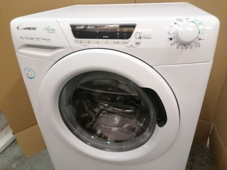 Mașina de spălat Candy Ultra Hygiene 9 kg, 1200 RPM, inverter