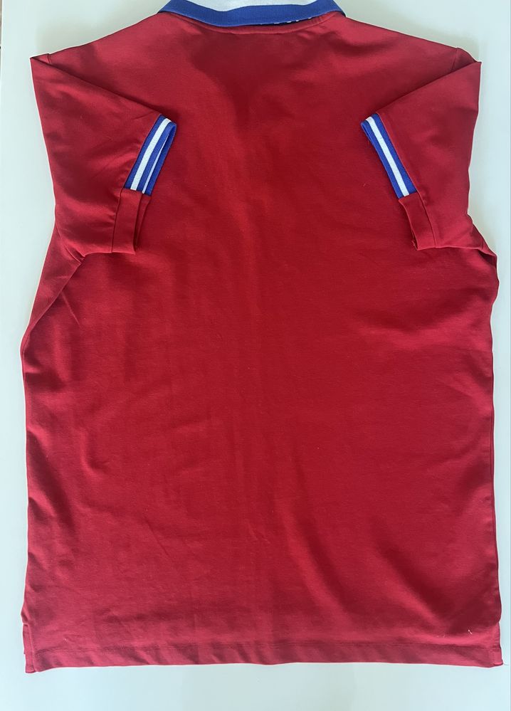 Тениска с яка и копчета Beverly Hills Polo Club  Red