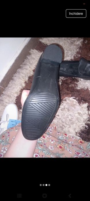 Pantofi din piele foarte comozi și moi ii interior