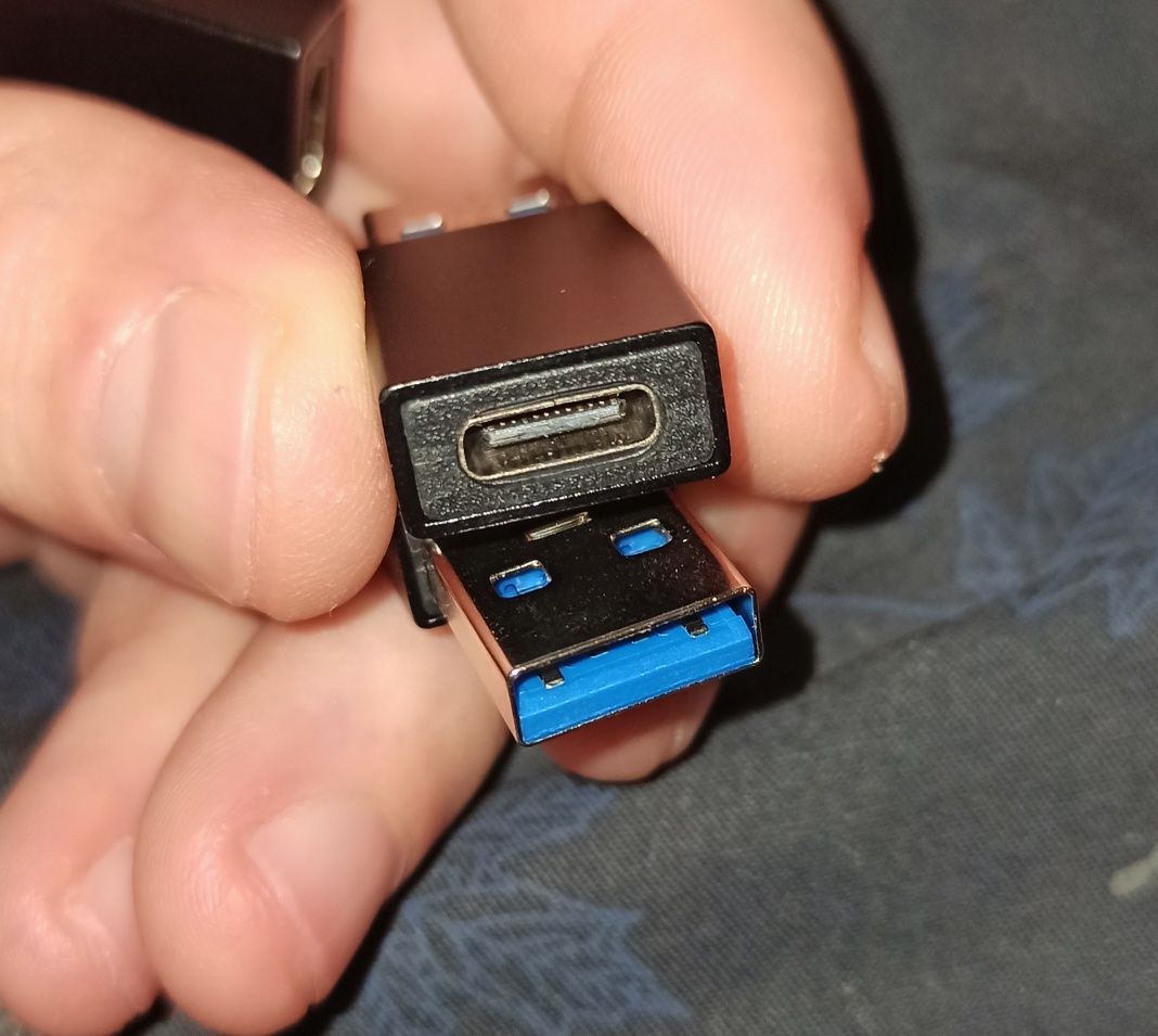 Переходник адаптер USB OTG to Type C юсб отг тайп С для флешки зарядка