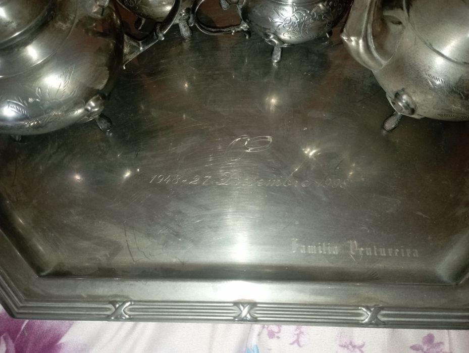 Set argint de ceai ..Masiv