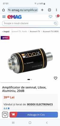Amplificator Libox semnal antena Tv