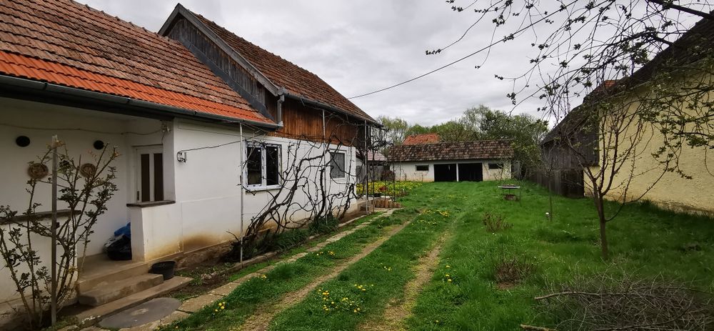 Casă de locuit cu garaj și lemnărie