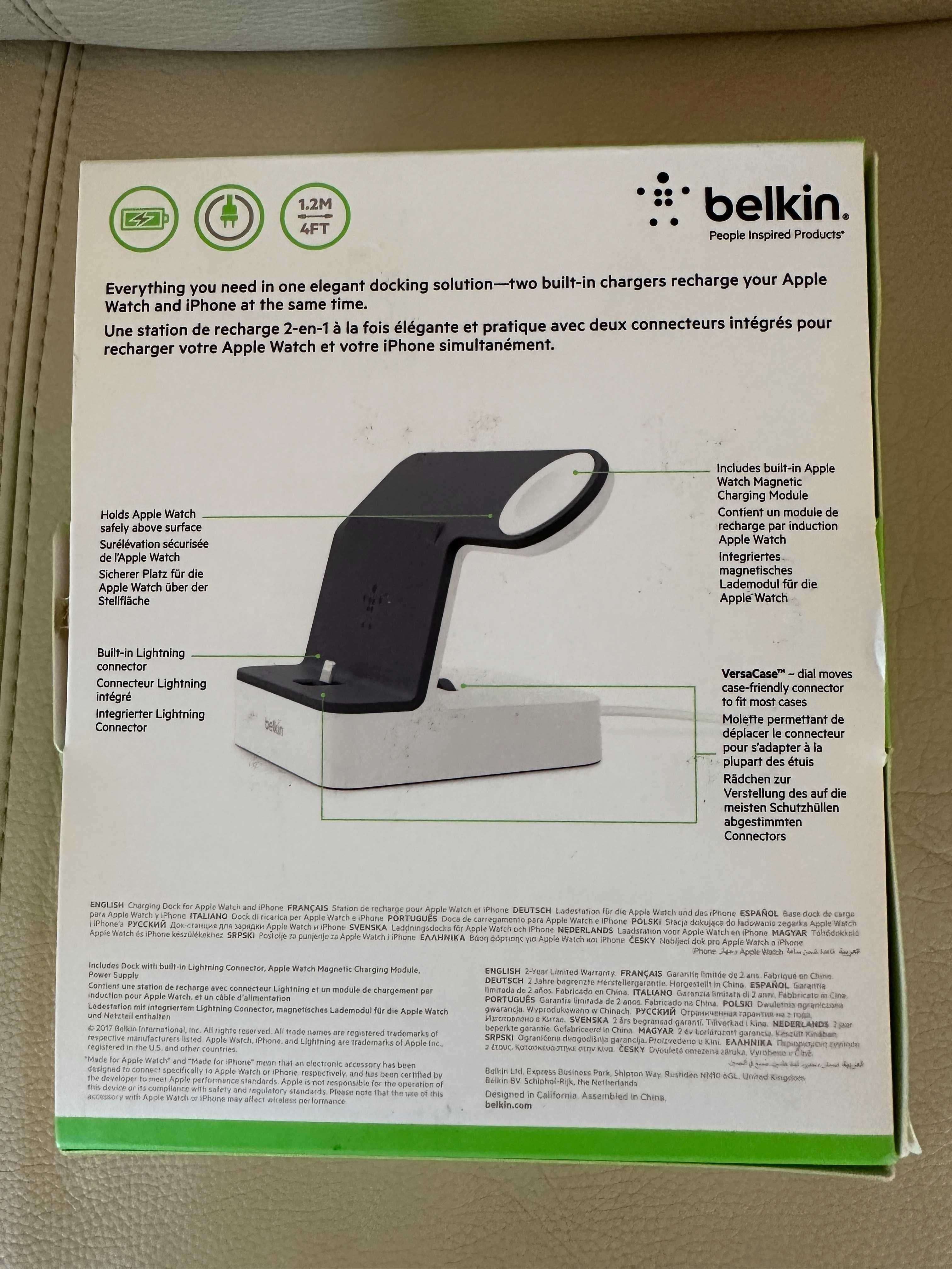 Станция за зареждане на iPhone и Apple Watch- Belkin