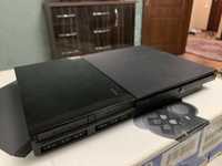 Playstation 2 1 джойстик и карта