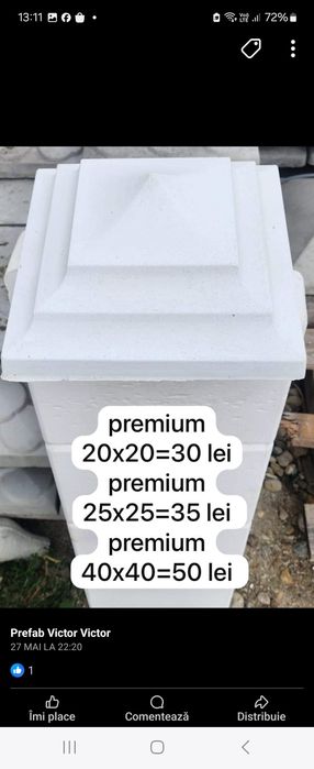 Capace de stalpi si coame