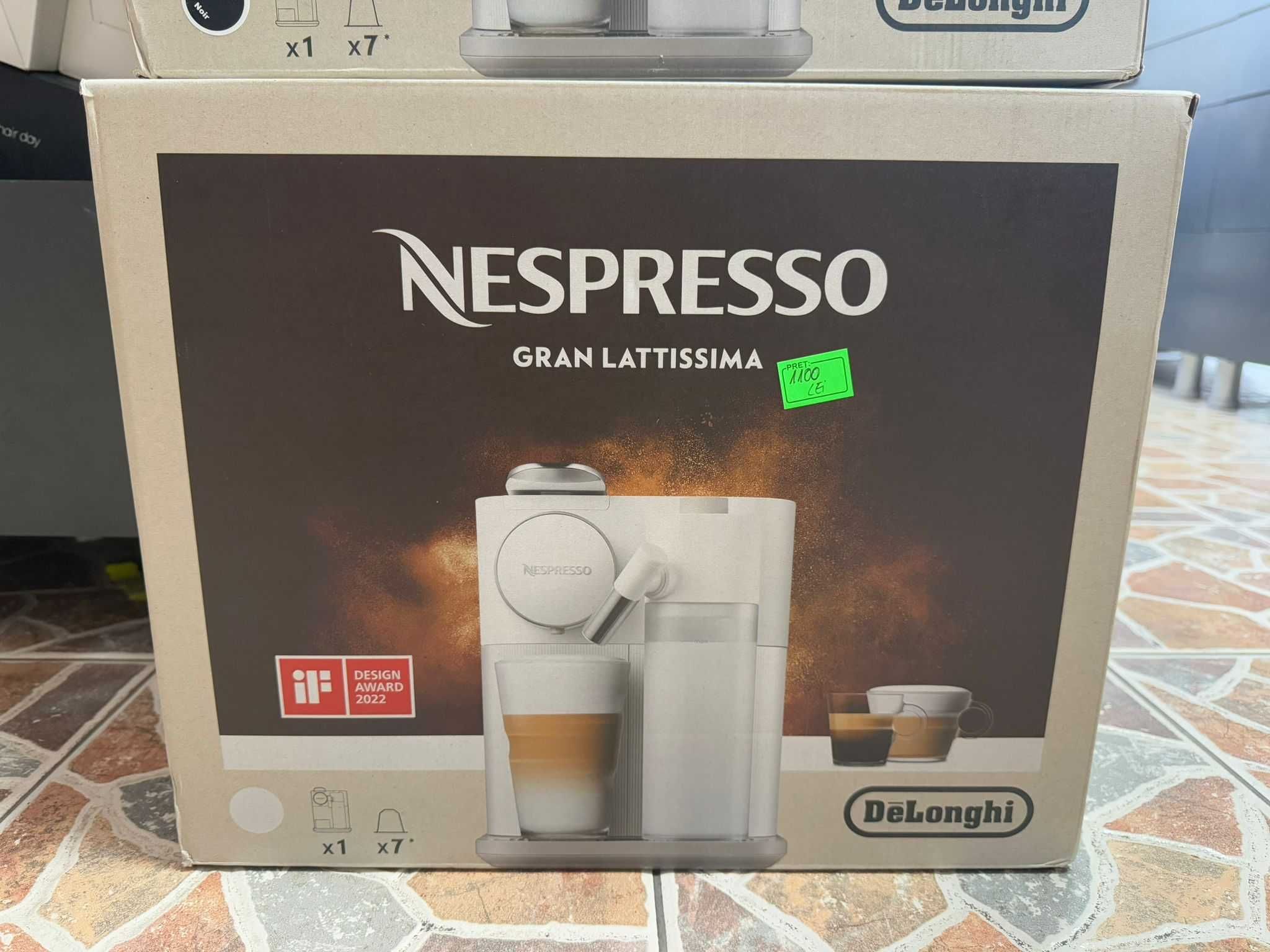 Espressor capsule DeLonghi NESPRESSO Gran Lattissima