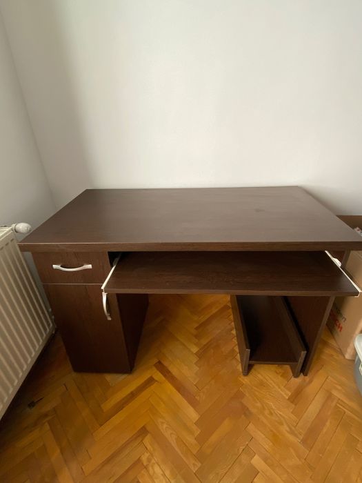 Masa de birou din PAL, wenge