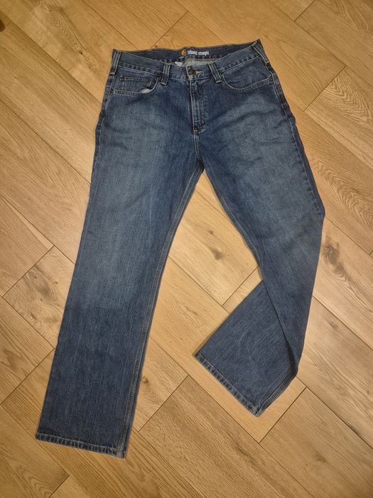 Дънки Carhartt синьо