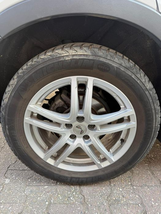 Jante Dezent TZ-Silver + Anvelope iarna - 235/55 R18