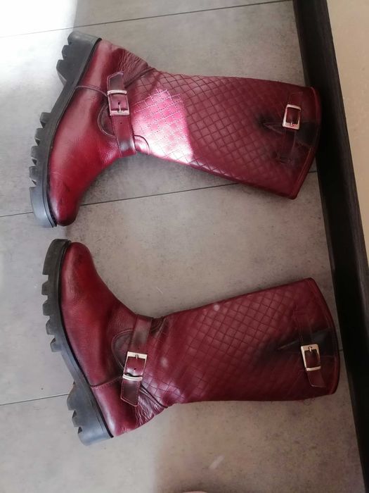 Сапоги для девочки кожаные модные подростковые