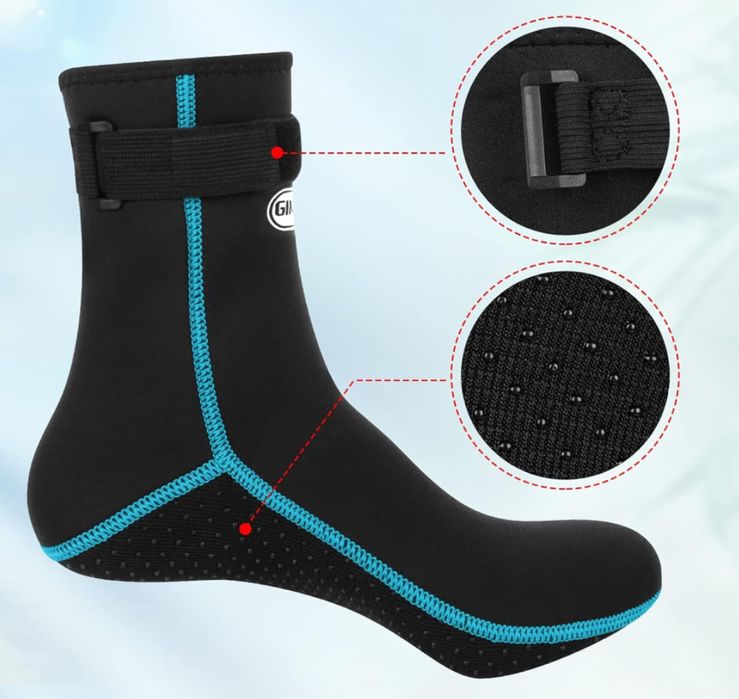 Продаются новые плавательные, водонепроницаемые носки