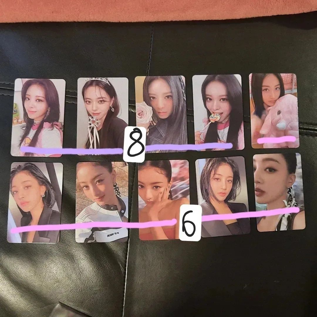 twice, itzy, aespa, fromis_9 photocards kpop картички