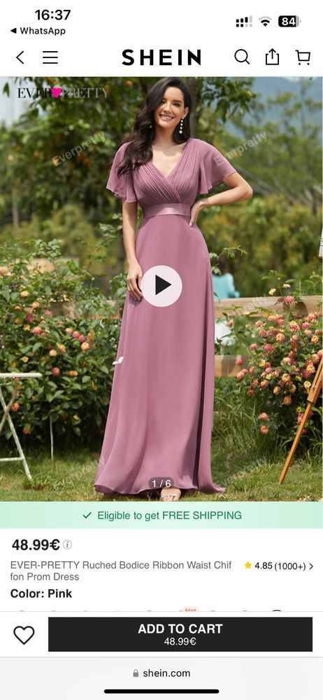 Rochie eleganta pentru evenimente, marime M, roz