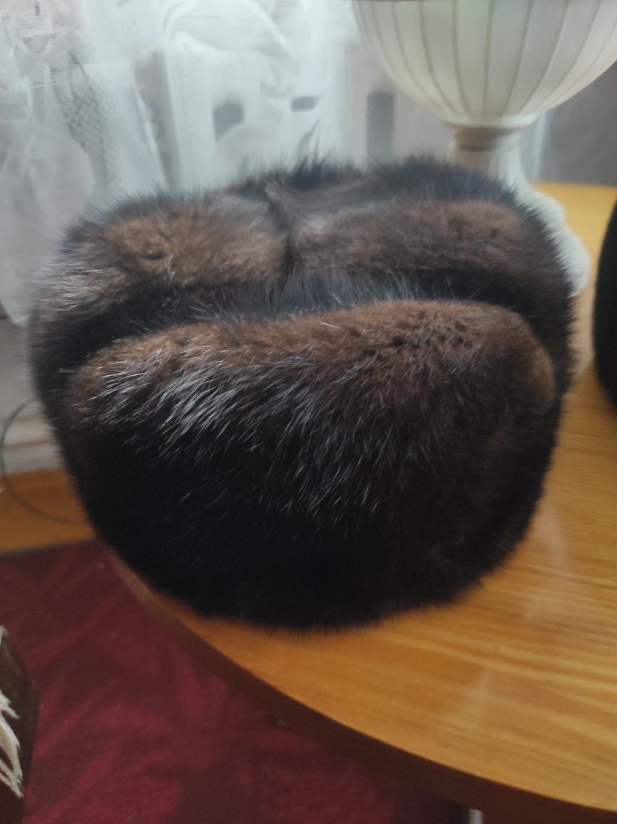 Шапка норковая р. 59-60