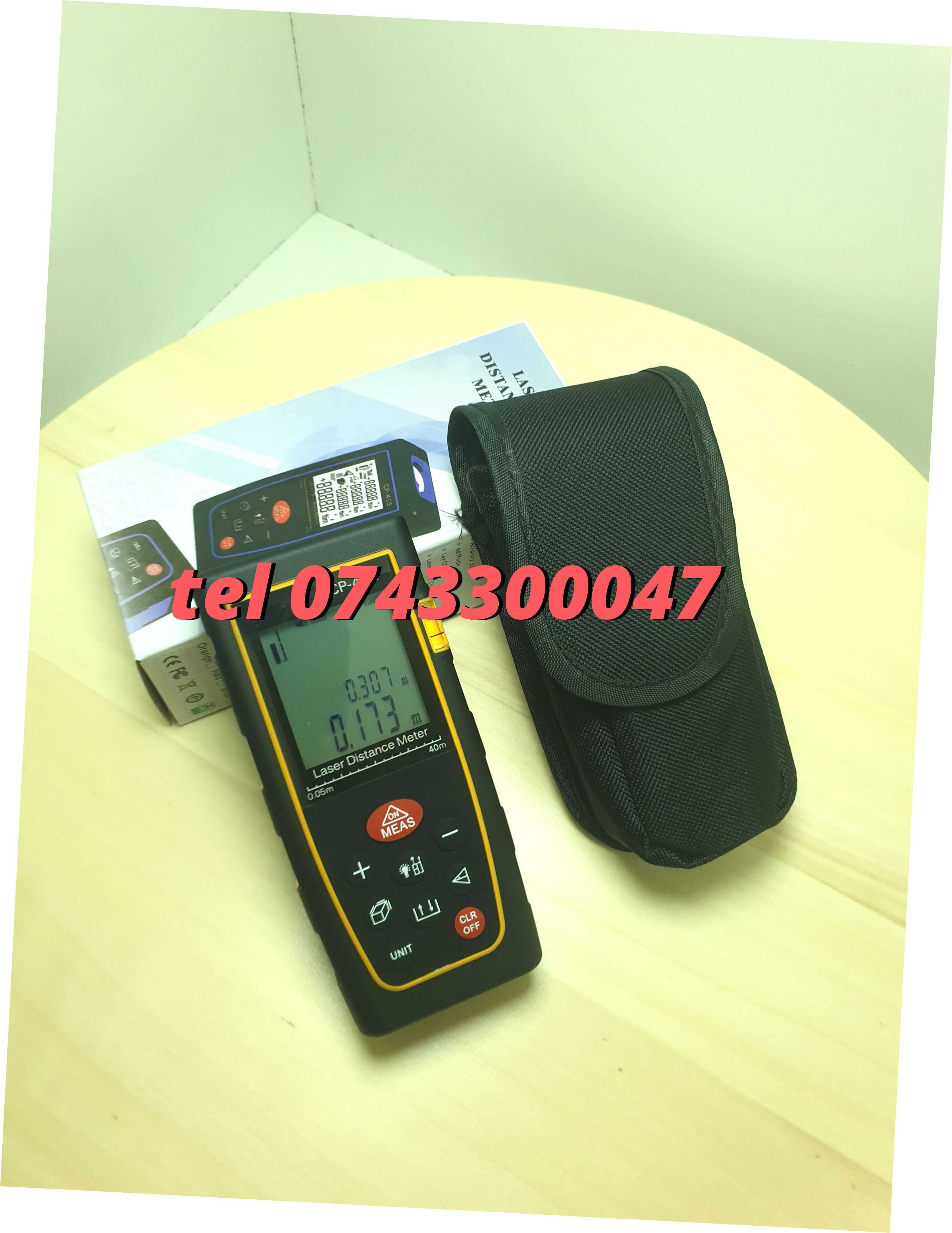 Telemetru Laser Profesional 40m Model 2021