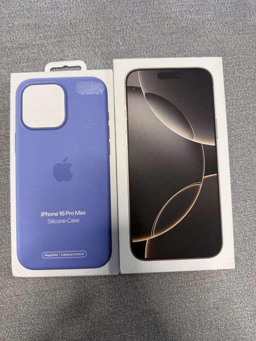 Iphone 16 Pro Max - 256 GB + 2 оригинални калъфа + гаранция