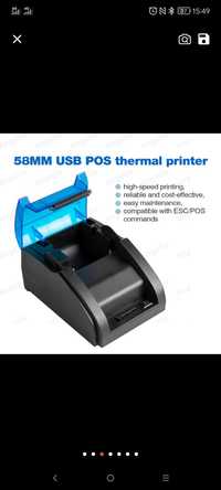 Принтер чеков принтер чековый (термопринтер) ширина 58mm новый