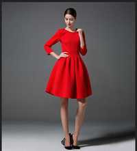 Красное платье 44- 46-48 размеры - 6500 тенге