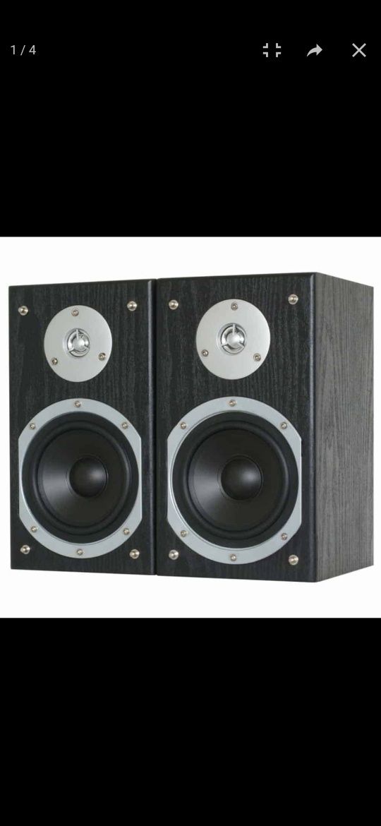 Set boxe hi-fi stereo 5 inch Fenton SHFB55B, negre, 70W RMS, hi-fi