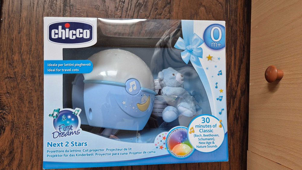 Chicco Прожектор-лампа Next2 Stars син Night Light