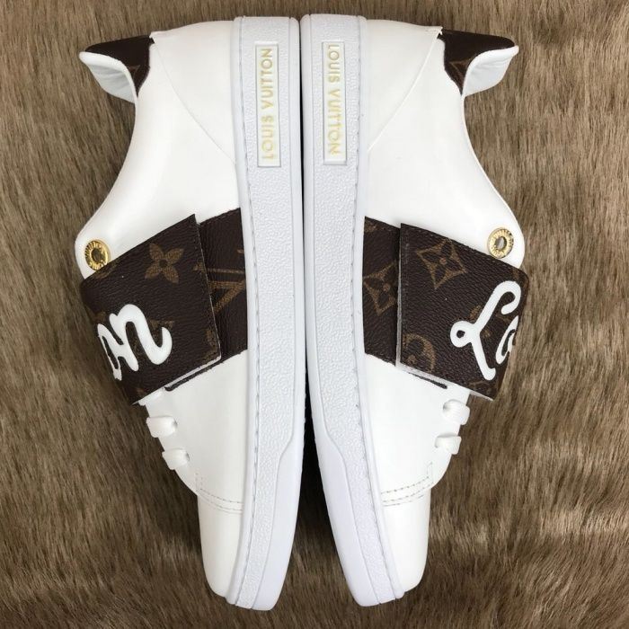 Adidasi louis Vuitton dama naturală/cutie sac certificat autenticitate