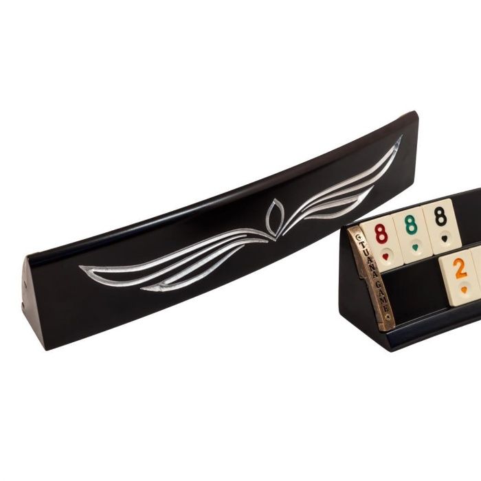 Joc de remi, rummy, remy din lemn masiv semirotund. Wing 4610.SLV