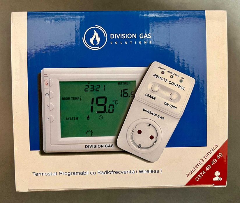 Termostat Division Gas DG908 GT - Wireless - Alb