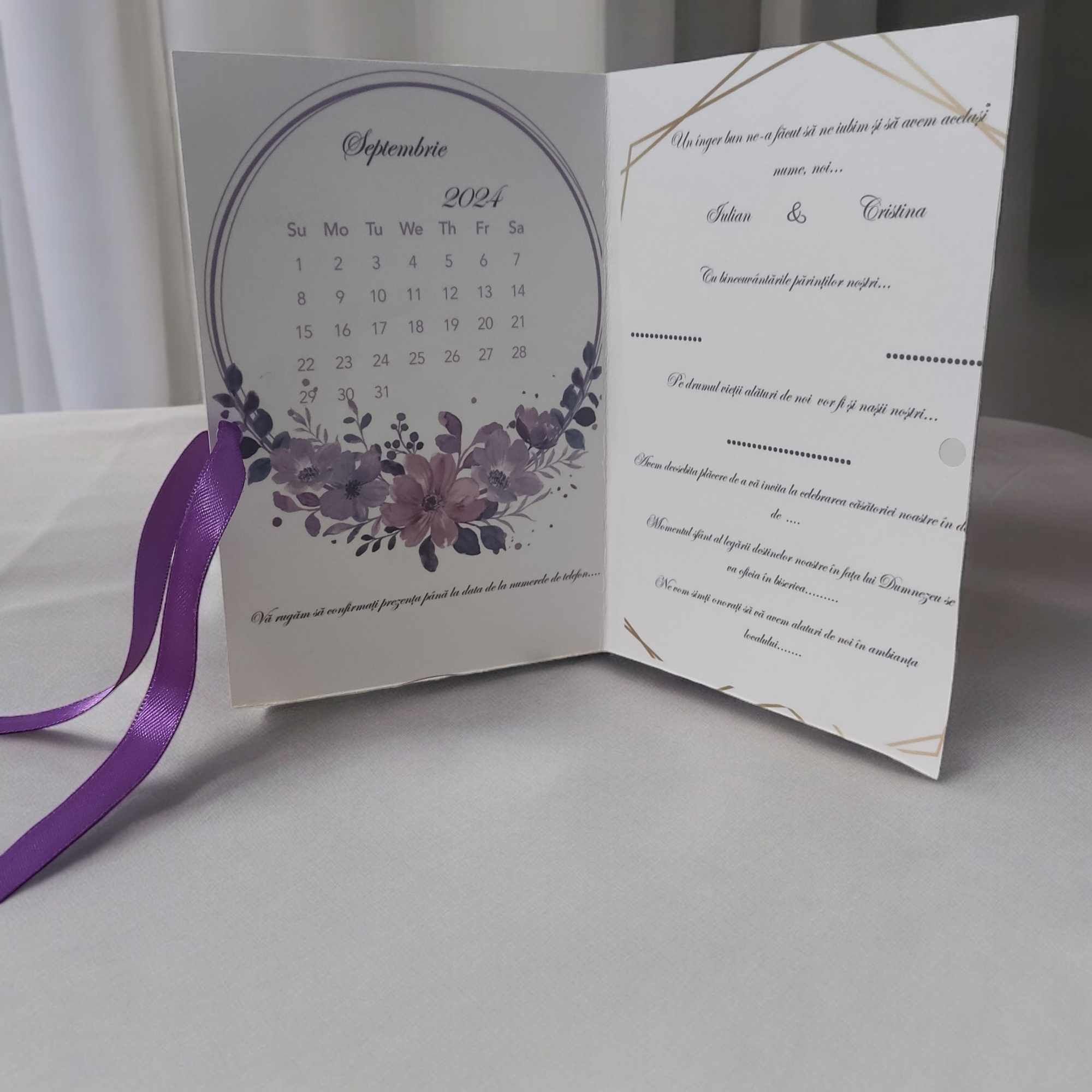 Invitatii nunta/botez