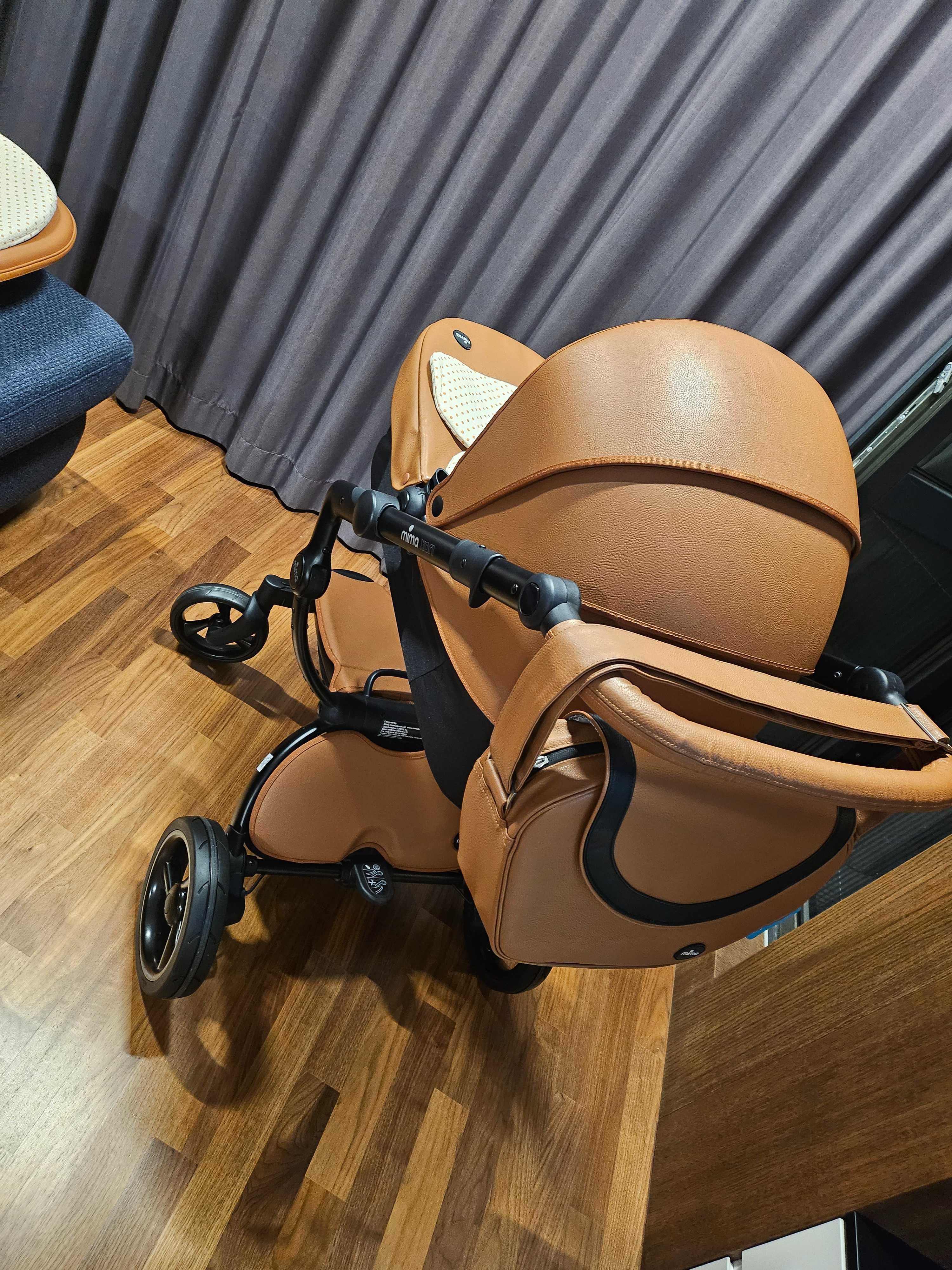 Mima Комбинирана количка 2в1 Xari - Camel - изключително запазена.