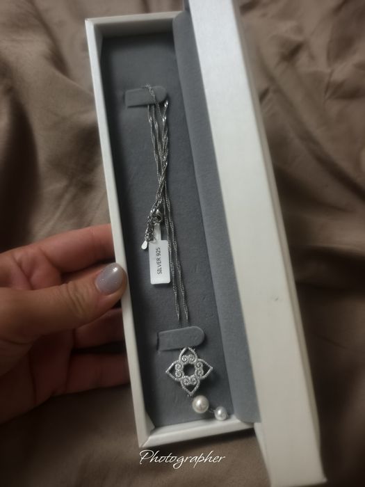 Серебро цепь новая в коробке