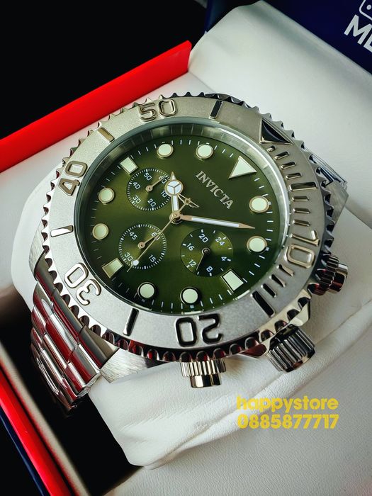 INVICTA Grand Diver Silver 48 mm, Инвикта нов ръчен часовник