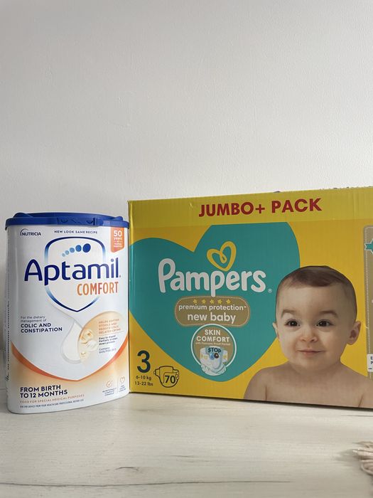 Pampers premium care 3 & Aptamil Comfort