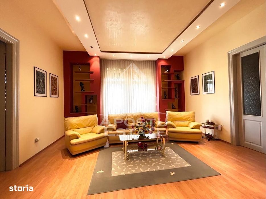 Apartament 3 camere, vedere Bega, 2 băi, mobila, in  apropriere Nokia