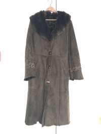 Дамско зимно палто, естествена кожа, размер L
