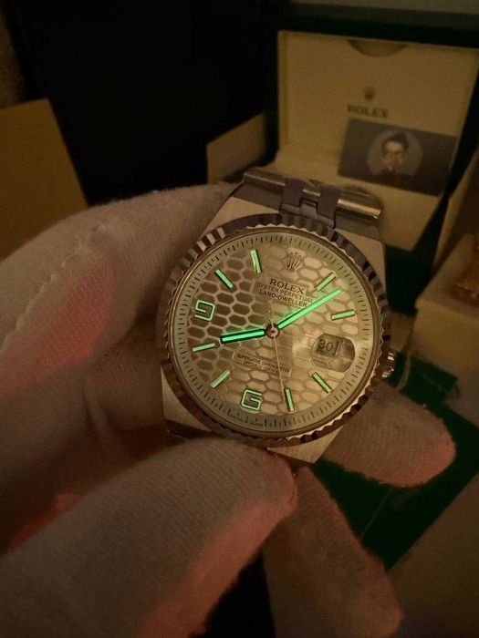 rolex land dweller сребро