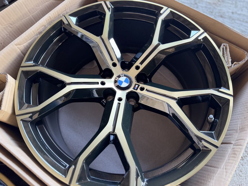 Jante Bmw X5 X6 R21 G05 G06 M741 Night Gold Originale